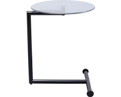 Bijzettafel Easy Living zwart Ø46cm Kare Design