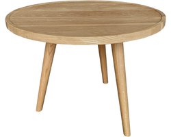 Bijzettafel Eiken rond 56cm