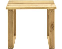 Bijzettafel | Eindtafel | Salontafel voor ligbed 30x30x26 cm geïmpregneerd grenenhout