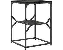 Bijzettafel | Eindtafel | Salontafel Zwart eiken 41 x 40 x 60 cm