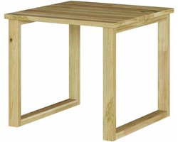 Bijzettafel Grenenhout - Tuinmeubel Tafel - Buiten Zitten - Geïmpregneerd Hout - 40 x 40 x 36 cm - Bruin