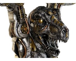 Bijzettafel Home ESPRIT Grijs Multicolour Hars 36 x 33 x 51 cm