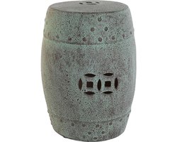 Bijzettafel Home ESPRIT Groen Porselein 33 x 33 x 47 cm