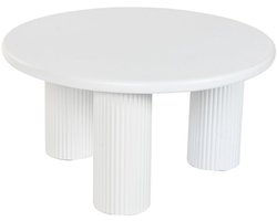 Bijzettafel Home ESPRIT Wit 75 x 75 x 40 cm