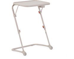 Bijzettafel - Laptoptafel 4 Hoogtes Verstelbaar - Inklapbaar - Beige