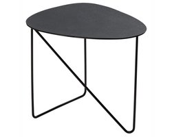 Bijzettafel Lind DNA Curve Coffee Table L Hippo Black-Anthracite