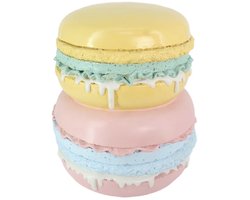Bijzettafel Macaron Design 50 cm – Multicolor Decoratieve Tafel – Unieke Woondecoratie