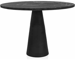 Bijzettafel Mara ø70cm zwart marmer