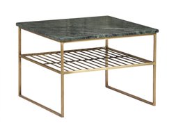 Bijzettafel Mason Zwart - 52 x 52 x 53 cm - Marmer