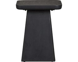 Bijzettafel Meerlo - Hout - Zwart - 40 x 50 x 40 cm (BxHxD)