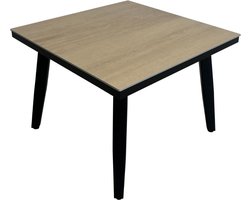 Bijzettafel Mykonos 55x55cm | Wood | Aluminium & Kunststof | Normin