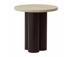 Bijzettafel Normann Copenhagen Dit Table Brown Travertine Light