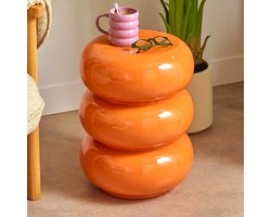 Bijzettafel Ø 35 cm Caline Oranje