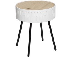 Bijzettafel Ø 38,5 cm George White
