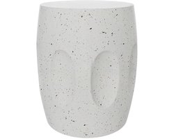 Bijzettafel Opulence - Betonnen Bijzettafel - Voor Tuin, Balkon of Woonkamer - Decoratief Accent met Faux Terrazzo - Lichtgewicht en Uniek Design