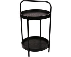 Bijzettafel Paca zwart 68cm