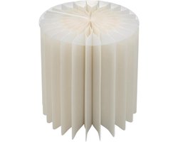 Bijzettafel Papier - Decoratieve Tafel - Planten Presenteren - Sterke Draagkracht - 40 x 40 cm - Wit