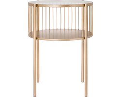 Bijzettafel Rocco op poot 55cm goud
