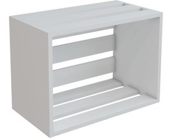 Bijzettafel Rønde 43x64x33 cm wit