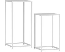 Bijzettafel set van 2 Åseral wit