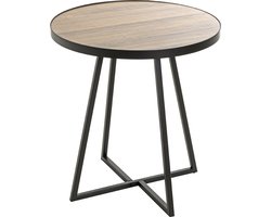 Bijzettafel – Stevig model met kruisvoet – Stabiel en modern design
