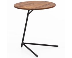 Bijzettafel - Tafeltje - Design - Rond - Hout - Ø 40 cm