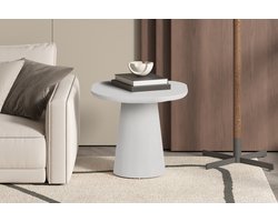 Bijzettafel Tavares - 55x55x50cm - wit