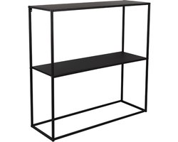 Bijzettafel - Torna Xena - Consoletafel - Zwart - Metaal