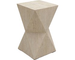 Bijzettafel Travertino Triangle Kare Design