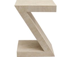Bijzettafel Travertino Z Kare Design