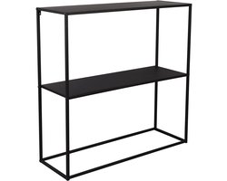 Bijzettafel - Trio Xela - Consoletafel - Zwart - Metaal