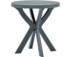 Bijzettafel Tuin - Terrastafel Balkontafel - Buiten Genieten - Inklapbaar Design - Ø 70 cm - Groen