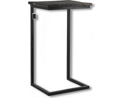Bijzettafel Van Mangohout - Bijzettafeltje - Laptoptafel - 65 cm hoog