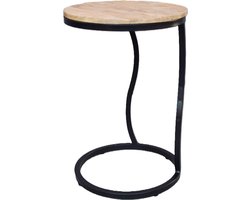 bijzettafel voor naast bank-Mangohout-Industrieel-goedkoop