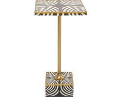 Bijzettafel zebra 25x25cm Kare Design