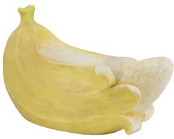 Bijzettafeltje / kruk Banaan - 57x27x32 cm - Bijzettafel