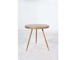 Bijzettafeltje nice goud d45h45cm