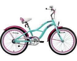 Bikestar 20 inch Cruiser kinderfiets, mint