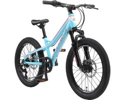 Bikestar kinderfiets MTB 7speed 20inch turquoise/wit