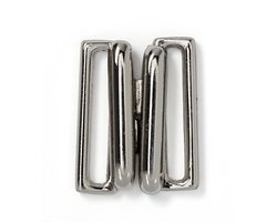 Bikini- en ceintuursluiting ST haak 20 mm zilverkleurig - Prym