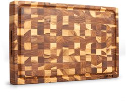 Bikolo® Hakblok End Grain - Snijplank Kopshout - Borrelplank - Snijplanken - Tapasplank - Serveerplank