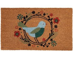 Bilbao Home - Deurmat - Droogloopmat – Bruin Beige - 100% Kokosvezel / PVC Rug- 40x60 CM