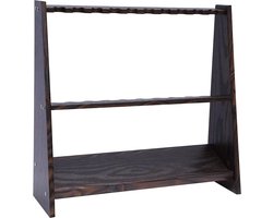 Biljartkeu rek - 10 gaten - Biljart accessoires - Houder voor op de vloer