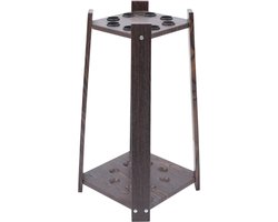 Biljartkeu rek - 8 gaten - Biljart accessoires - Houder voor op de vloer