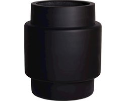 Billund big black Ø60 x H70 cm | plantenbak | zwart
