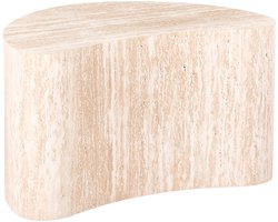 BILPA - Bijzettafel - Travertijneffect - MDF