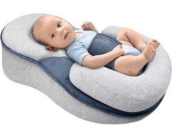 BimbelBoo® - Babynestje - Met Reflux Kussen & Slaapwikkel - Babynest - Baby Nestje - Reflux Kussen Baby - Baby Nest