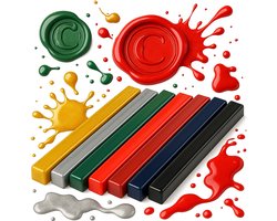 Bimberek - Decoratieve Flessenwas - 50g - Verschillende Kleuren - Traditionele Decoratie