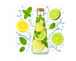 Bimberek LONDON - Karaf - 350ml - Natuurlijk Kurk - Sierlijk Glas