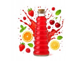 Bimberek VERONA Serie - Glazen Karaf - 380ml - Natuurlijke Kurk - Modern en Ecologisch